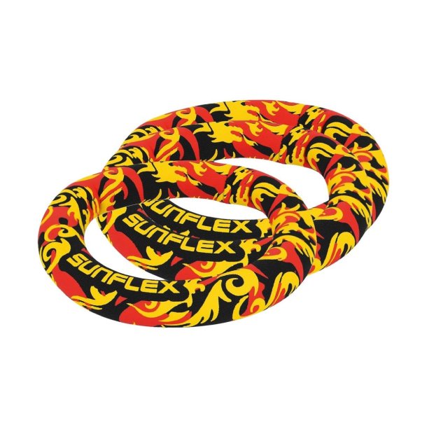Sunflex dykkerringe med flammer - 3 stk.