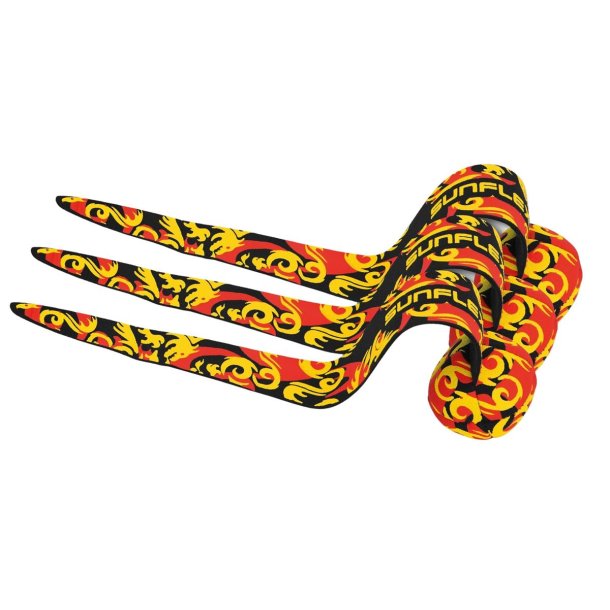 Sunflex dykkerbolde med flammer - 3 stk.
