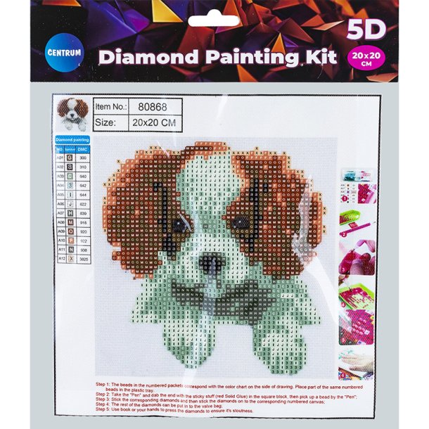 Diamond Painting 20*20cm. HUND