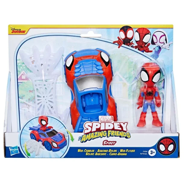 Spidey &amp; Friends Vehicle &amp; Figure 10 cm - Spidey