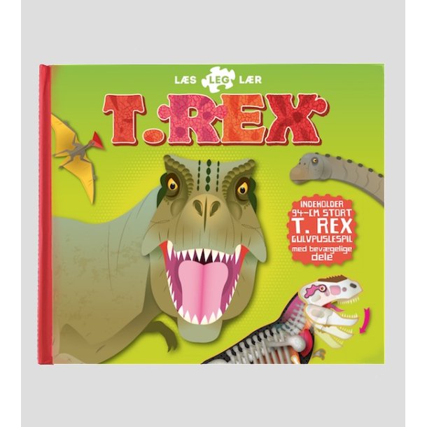 T-Rex Ls leg lr - Brnebog inkl. puslespil