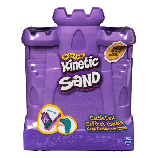 Kinetic Sand Castle Case - Lime Green - 450 gr.