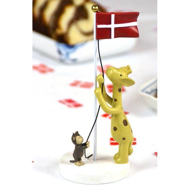 Kids By Friis bordflag - giraf og abe