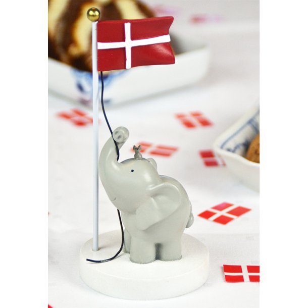 Kids By Friis bordflag - elefant og mus
