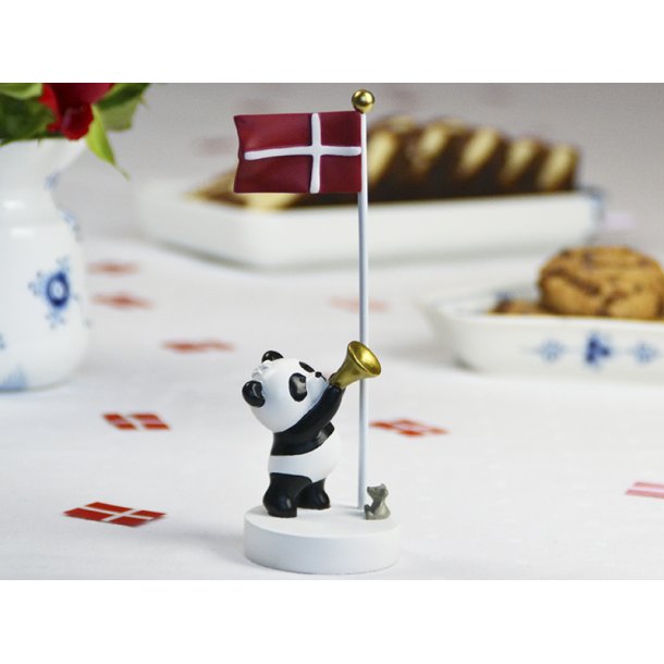 Kids By Friis bordflag - panda med trompet