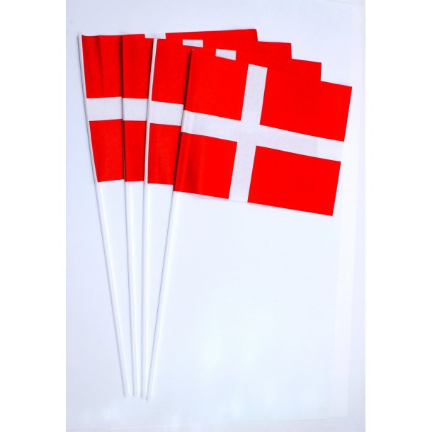 Flag p stang 28*20 cm. 6 stk.