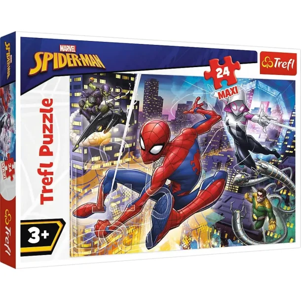 Trefl Paw Patrol Puslespil Fearless Spider-Man - 24 Maxi brikker