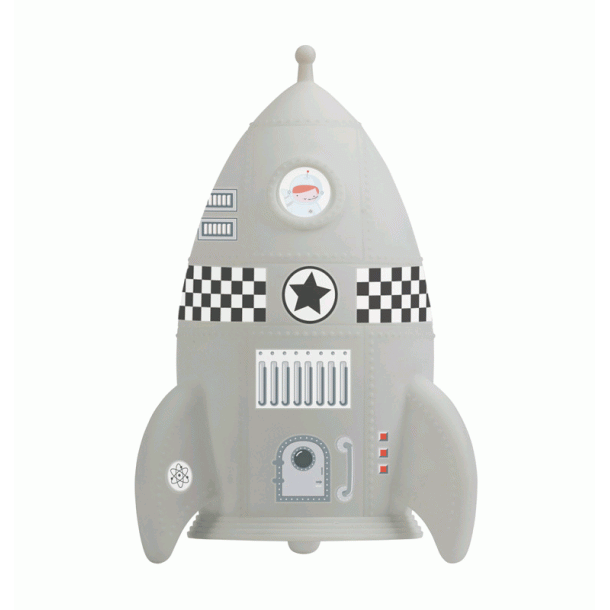 A Little Lovely Company Night Light Rocket - Vgelampe