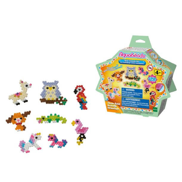 Aquabeads Star Beads Fuzzy Buddies - dyrest