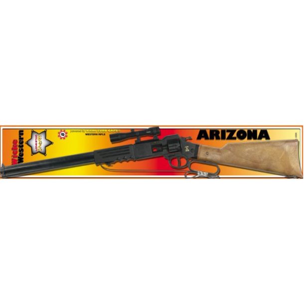 Arizona 8-skuds Western Riffel -  65 cm - legetøj