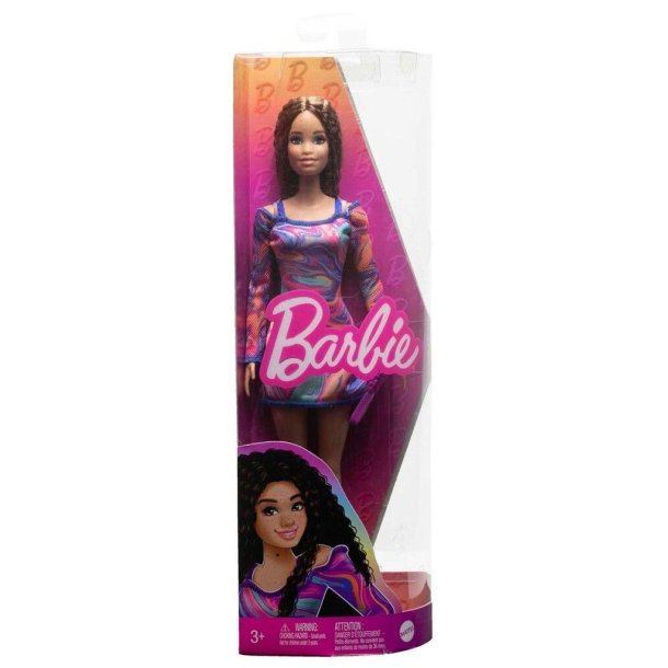 Barbie Fashionistas Dukke - Rainbow Marble Swirl