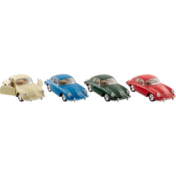 Porsche 356 B Carrera 2, die-cast, 1:32 m. pullback