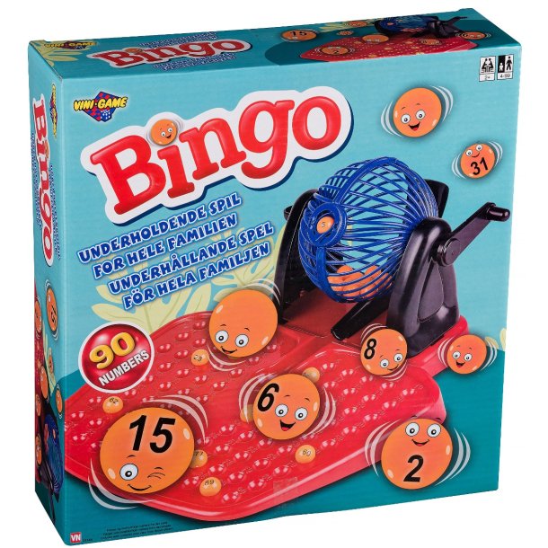 Vini Bingo Spil m. tromle