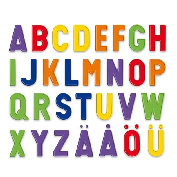  Quercetti magnestiske tavle med bogstaver