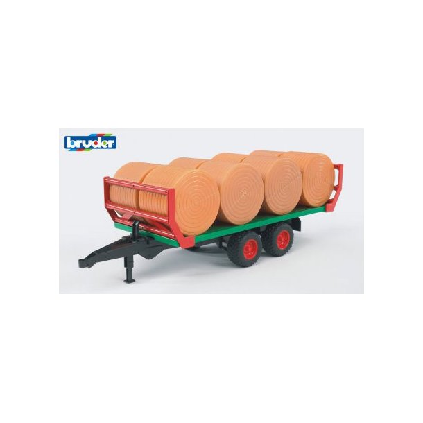 Bruder Rundballe transport trailer