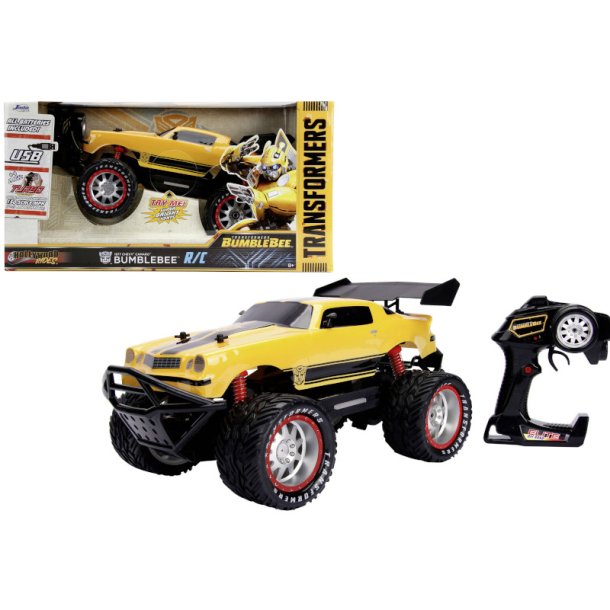 Fjernstyret R/C 1977 Camaro Transformers Bumblebee 1:12