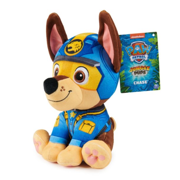 Paw Patrol Jungle Basic Plush 20 cm - Chase