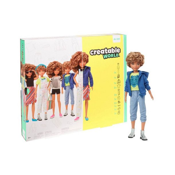 Creatable World Deluxe St - Light Brown Hair