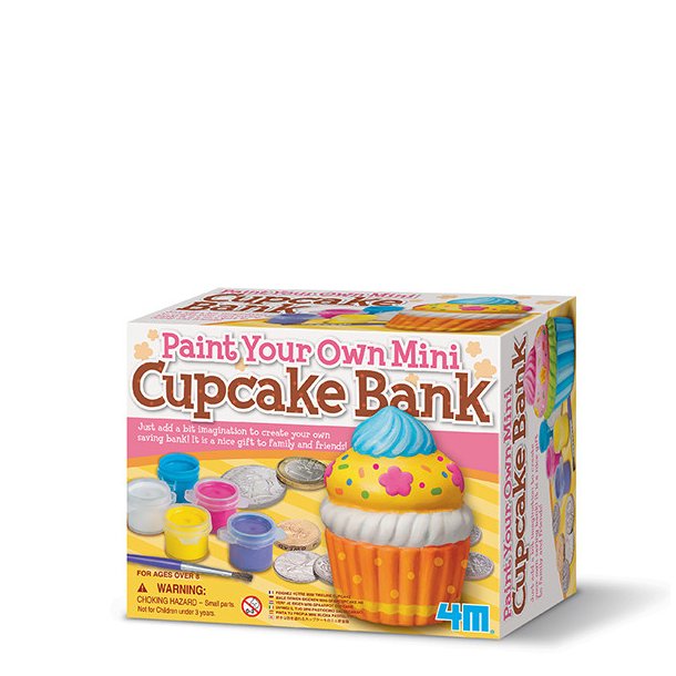 4M Modeler Mal og dekorer din egen Cupcake Sparebsse