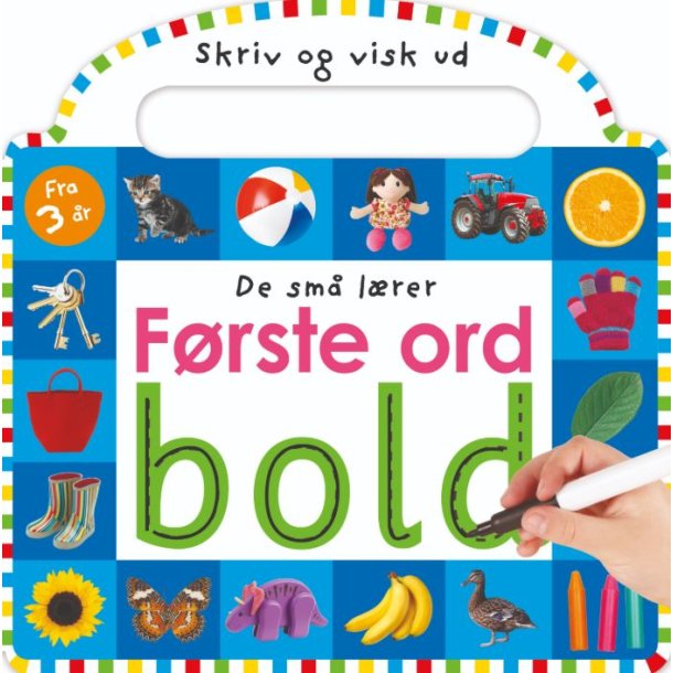 De sm lrer - Skriv og visk ud - Frste ord - Papbog
