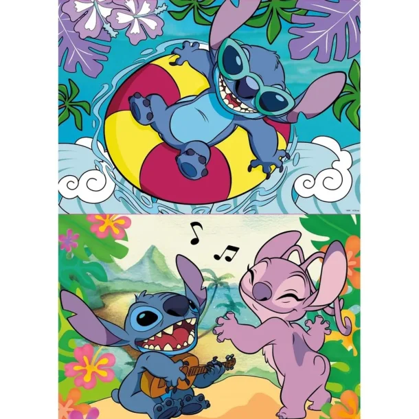 Educa Disney Stitch - 2 x 100 brikker