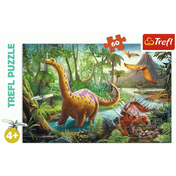 Trefl Dinosaur Migration Puslespil 60 brikker