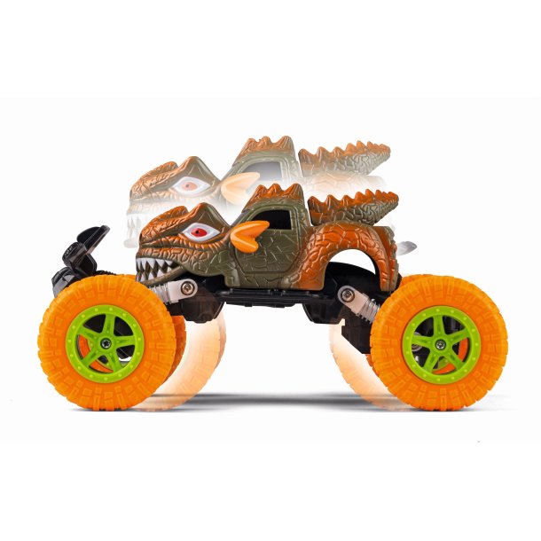 SpeedCar Dino Truck m. Pull back - 4 x 4