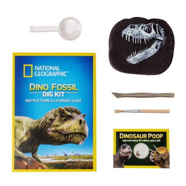 National Geographic Dinosaur Dig Kit - Dino Fossil
