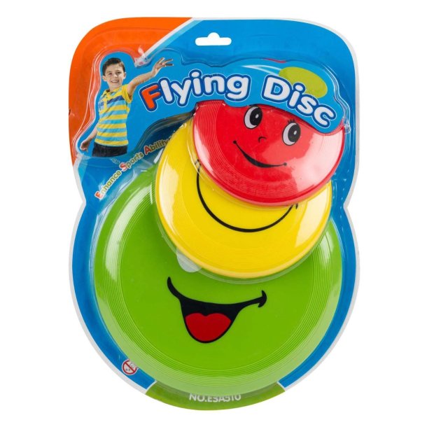 4-kids Smiley frisbee st - 3 stk.