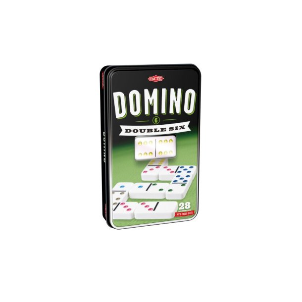 Double 6 Domino - Tin box - Tactic