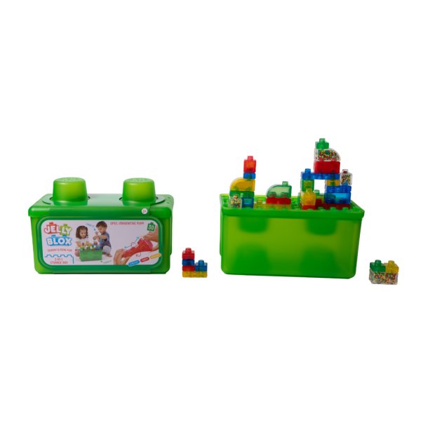 Jelly Blox 2-i-1 Opbevaringskasse  30 dele