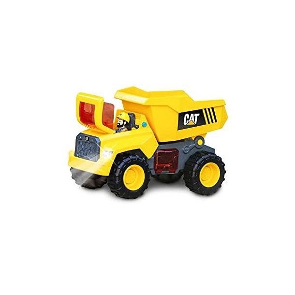 CAT Arbejdsbiler - Power Action Crew m. figur - Dump Truck 29 cm