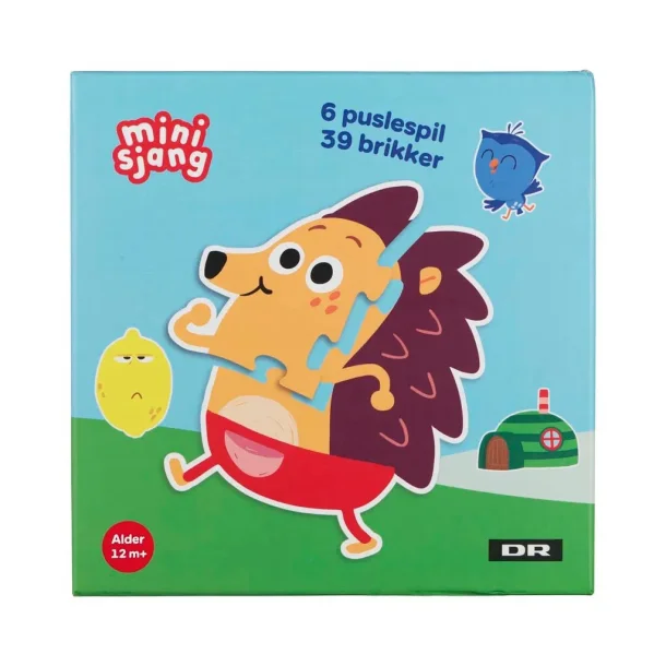 DR Minisjang Brste Figurpuslespil, 6 forskellige