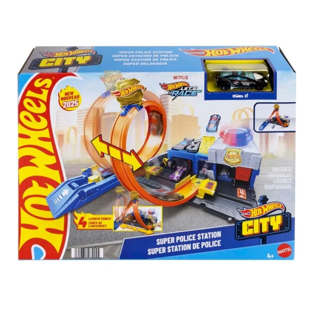 Hot Wheels City Super Police Station
