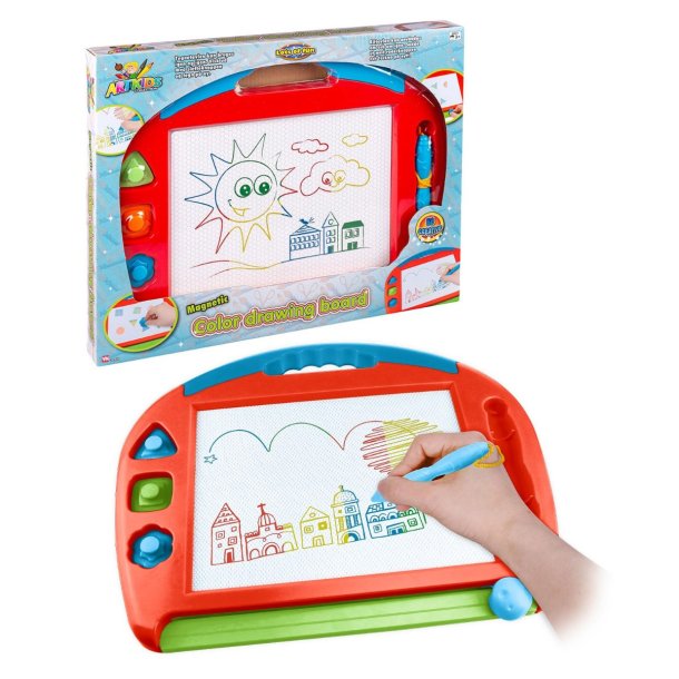 Artkids magnetisk farvetavle 8 farver  og 3 stempler