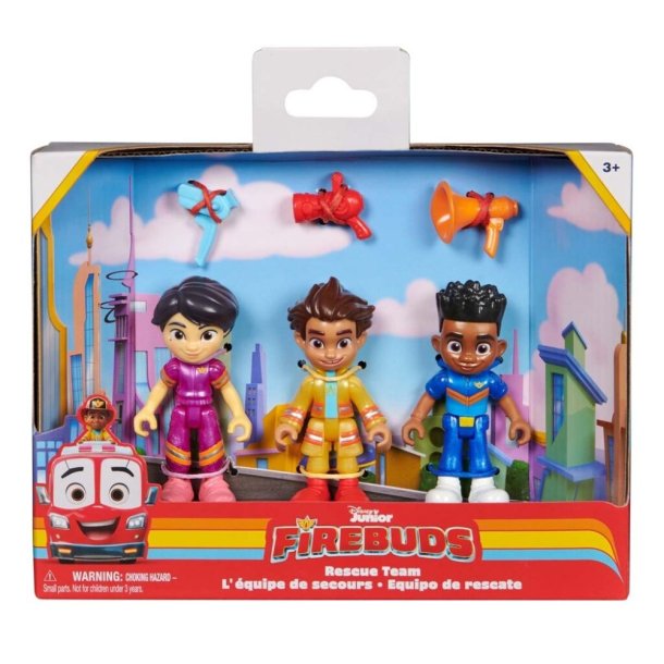 Disney Junior Firebuds Figure Gift Pack 10 cm - 3 Pack