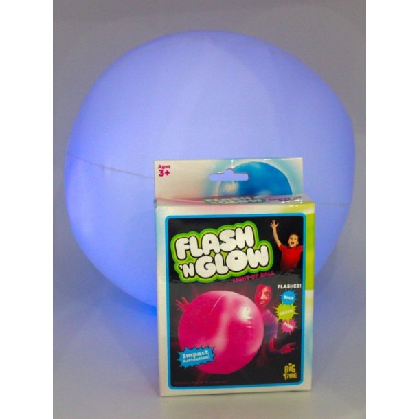 Big Time Flash N' Glow Oppustelig bolde -  30 cm