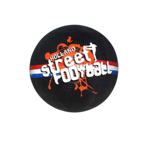 STREET FOOTBOLD STR 5, SORT,  23 CM, 400-420 GR