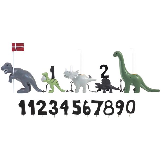 Kids By Friis Fdselsdagstog Dinosaur m. 11 tal