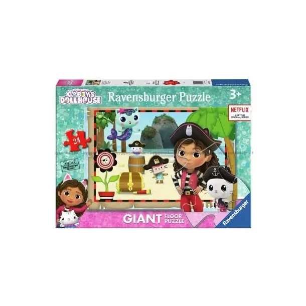 Gabbys Dollhouse Gulvpuslespil 24 brikker - Ravensburger 