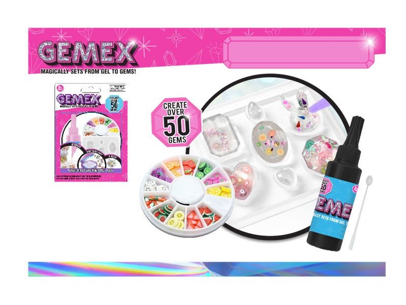 Køb Gemex Refill sæt med Væske og forme