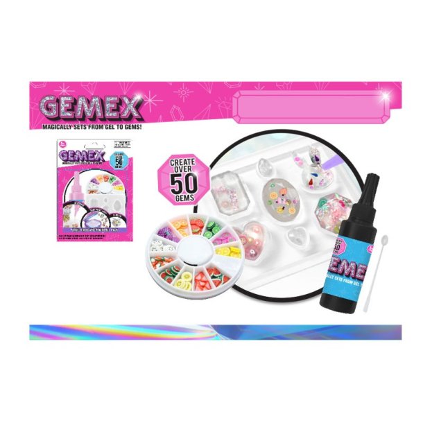 Køb Gemex Refill sæt med Væske og forme