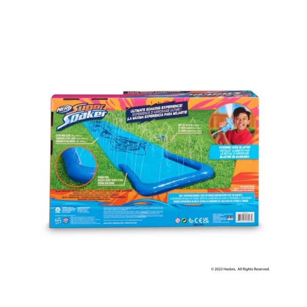 Nerf Super Soaker Vandglidebane med Vandpistol