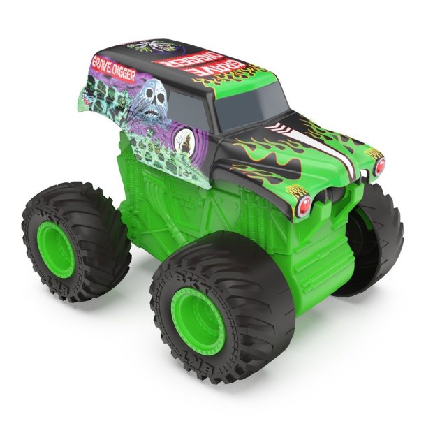 Monster Jam 1:43 Feature Vehicle Click &amp; Flip - Assorterede