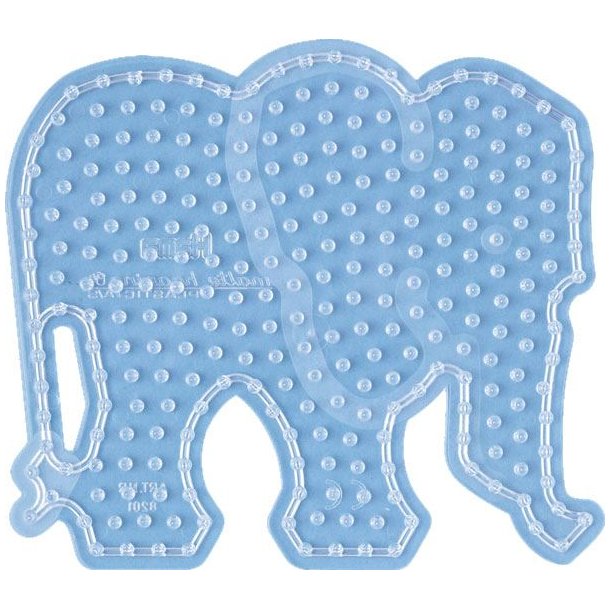 Hama Perleplade Maxi - transparent elefant