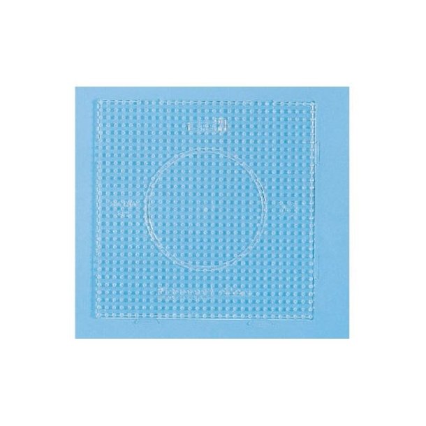 Hama Perleplade Midi - Stor firkantet 15x15 - Transparent