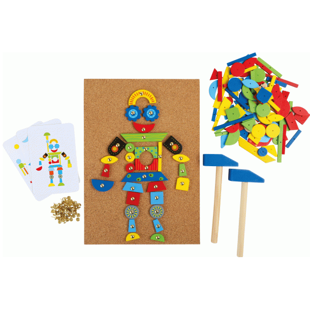 Small Foot Hammer mosaik - Robot