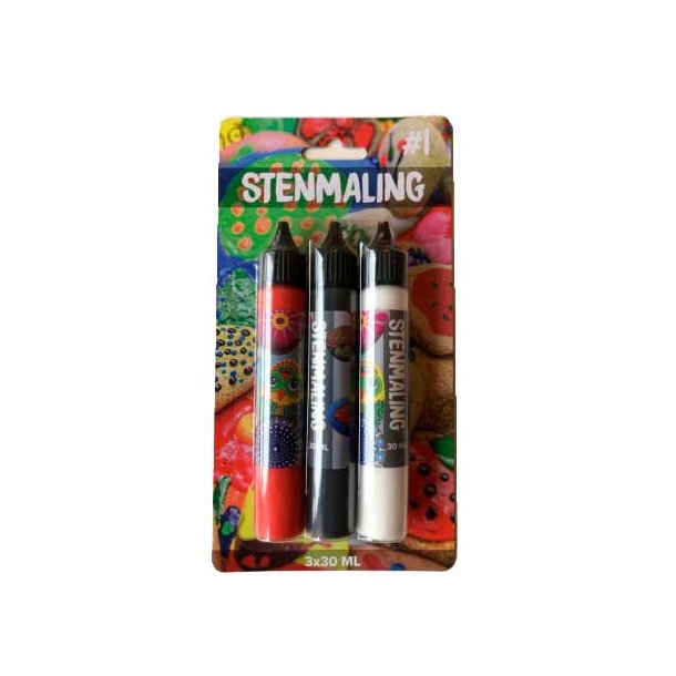 Stenmaling 3*30ml