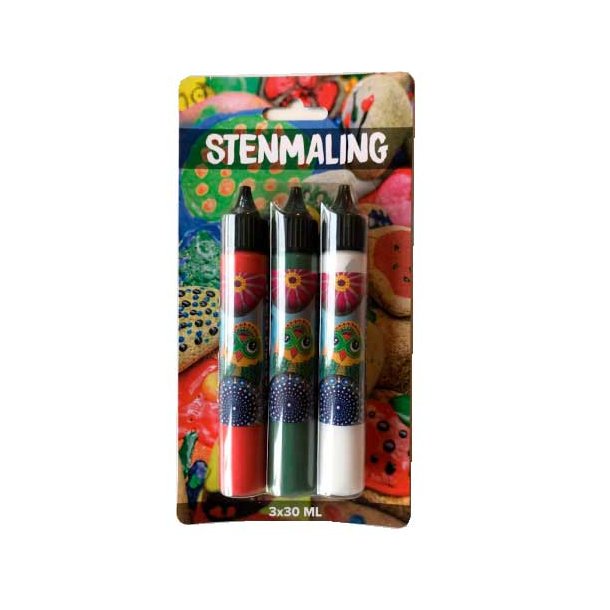 Stenmaling 3*30ml