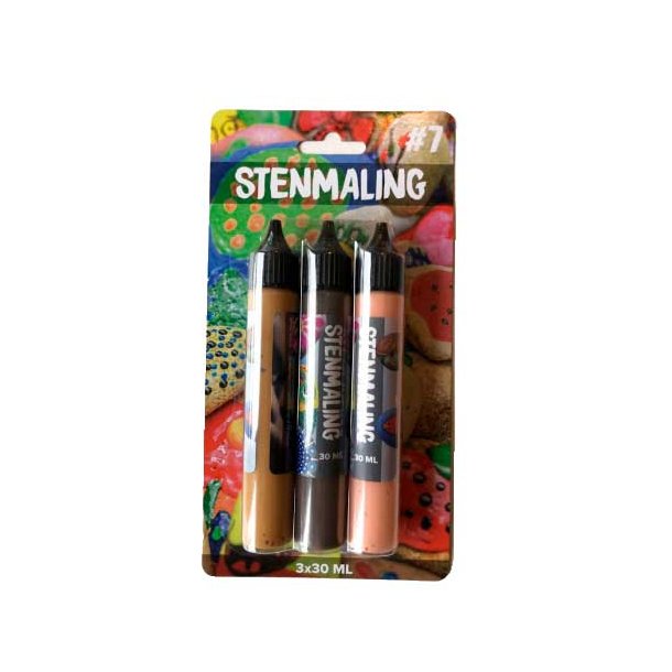 Stenmaling 3*30ml